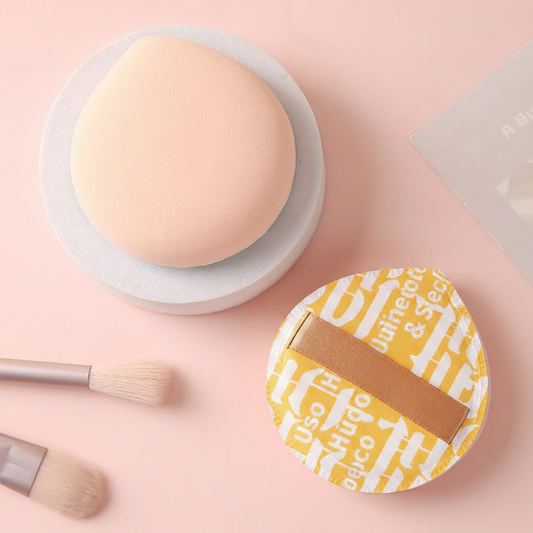 Esponja de Maquillaje Air Cushion Uso Seco y Húmedo
