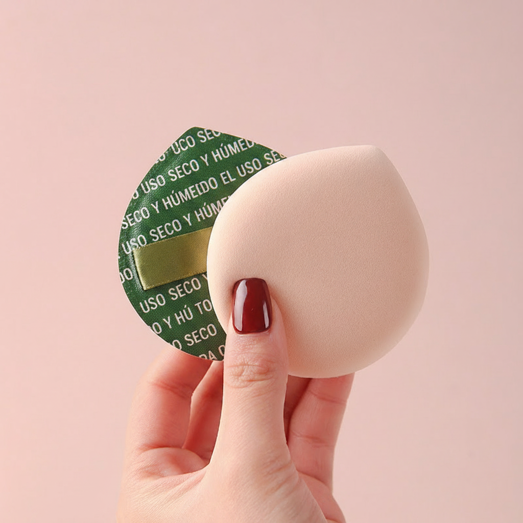 Esponja de Maquillaje Air Cushion Uso Seco y Húmedo