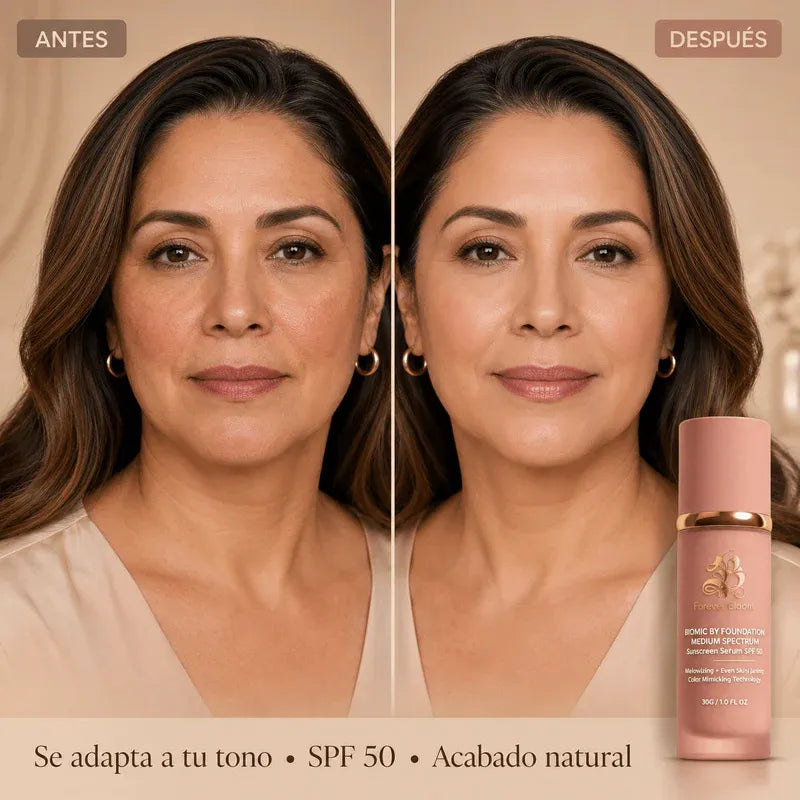 Forever Bloom® Base 4 en 1 con Antiedad y SPF 50 — Compra 1 y Llévate 2