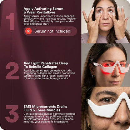 GlowlyLens Redlight + Microcurrent Glasses