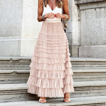 Falda elegante larga Maglem