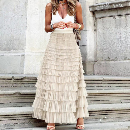 Falda elegante larga Maglem