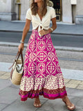 Falda con estampado