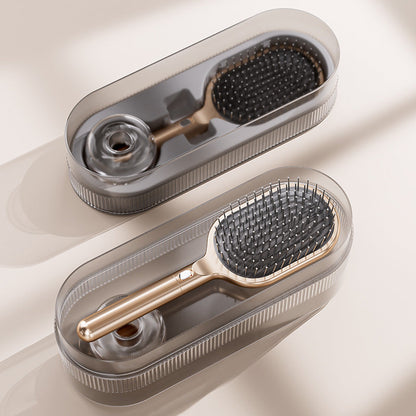 Cepillo para Cabello Largo con Base Adhesiva y Estuche Organizador