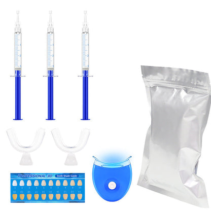 Kit de Gel Blanqueador Dental con Luz LED Pequeña para Uso en Casa