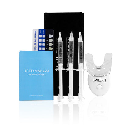 Kit de Gel Blanqueador Dental con Luz LED Pequeña para Uso en Casa