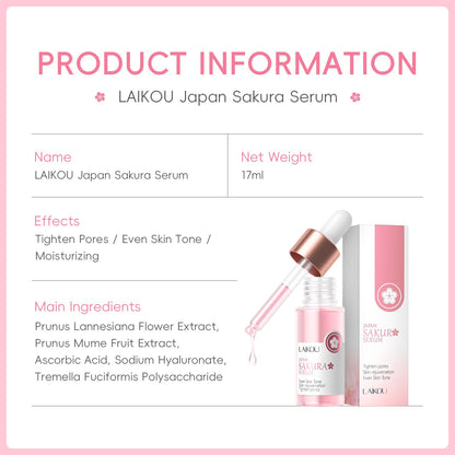 Sérum Esencia de Cereza Japonesa – Hidratante y Reparador, 17 ml