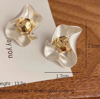 Pendientes Flor de Perlas