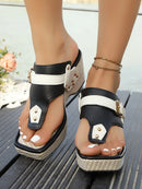 Sandalias Cuña Elegancia