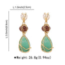 Pendientes Esmeralda Boho