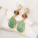Pendientes Esmeralda Boho