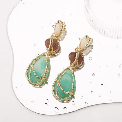 Pendientes Esmeralda Boho