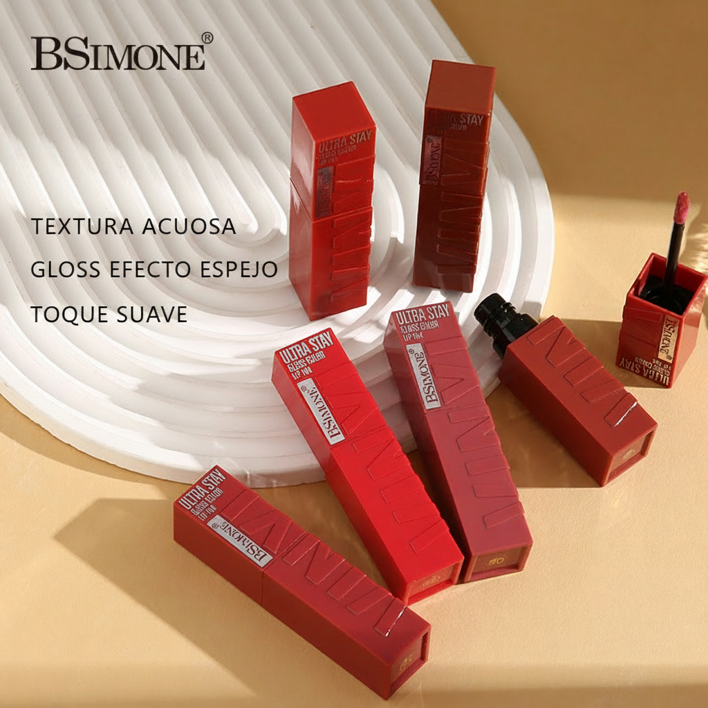 Gloss Labial Hidratante Efecto Vidrio 14 Tonos
