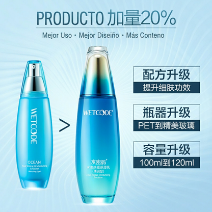 Loción Hidratante WETCODE Serie Océano 120ml Piel Seca
