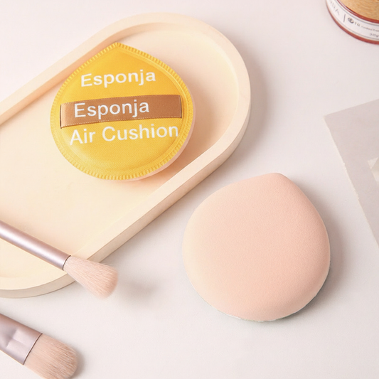 Esponja de Maquillaje Air Cushion Uso Seco y Húmedo