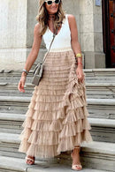Falda elegante larga Maglem