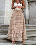 Falda elegante larga Maglem