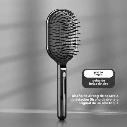 Cepillo para Cabello Largo con Base Adhesiva y Estuche Organizador