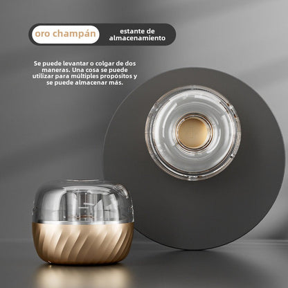 Cepillo para Cabello Largo con Base Adhesiva y Estuche Organizador