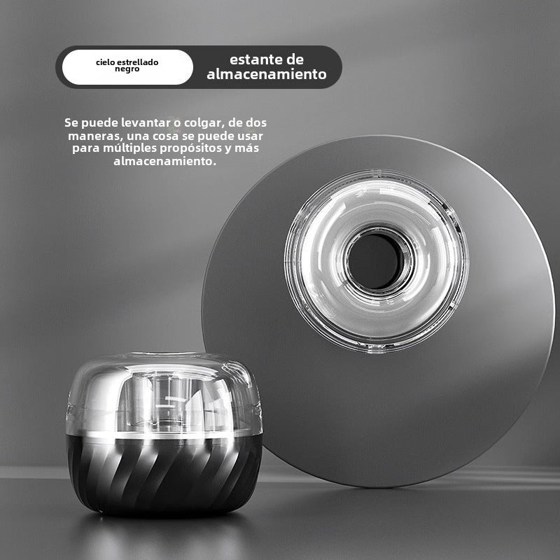 Cepillo para Cabello Largo con Base Adhesiva y Estuche Organizador